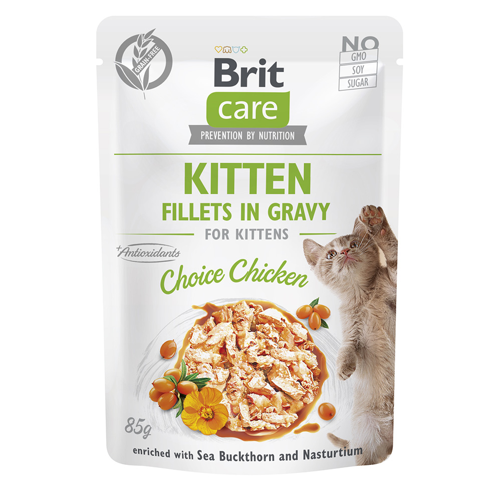 Brit Care Cat - Kitten - Fillets in Gravy Choice Chicken - Kitten