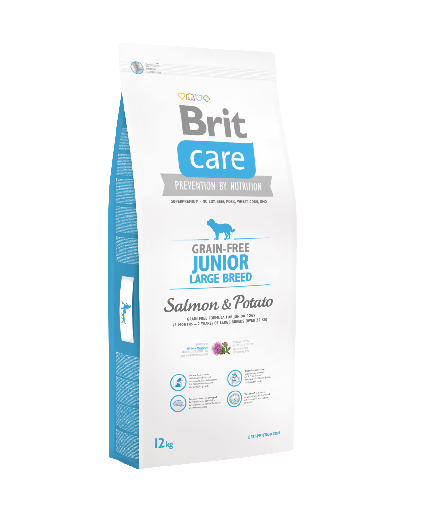Brit Care Dog - Grain Free - Junior Large Breed - Salmon & Potato