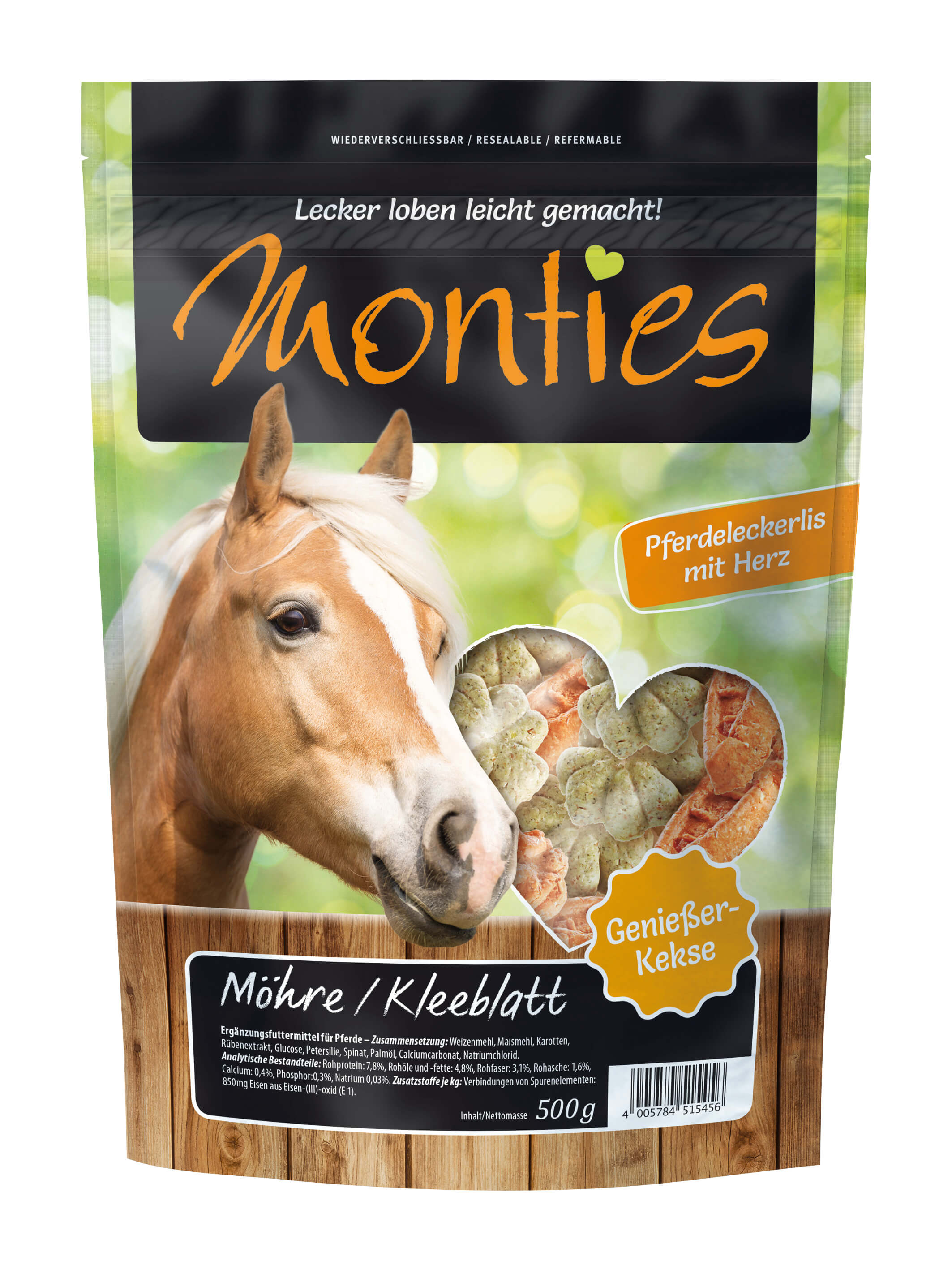 Monties - Möhre/Kleeblatt