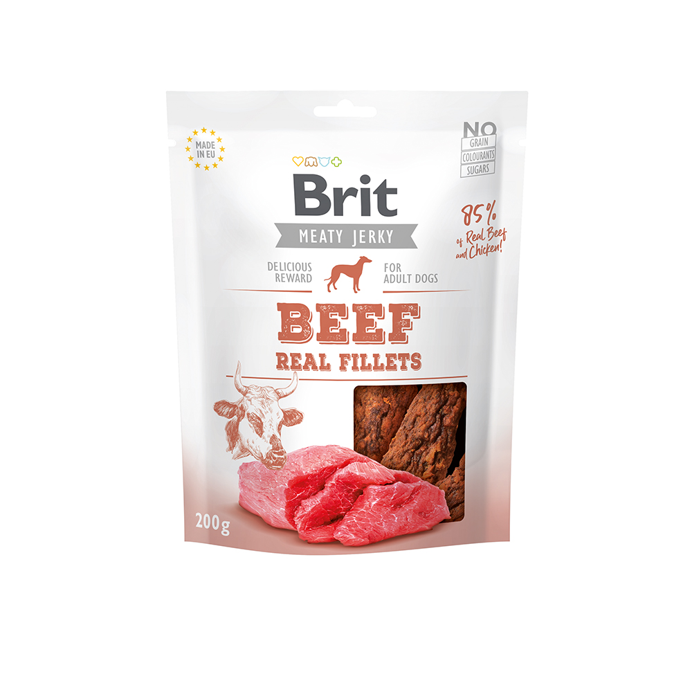 Brit Meaty Jerky - Beef Fillets