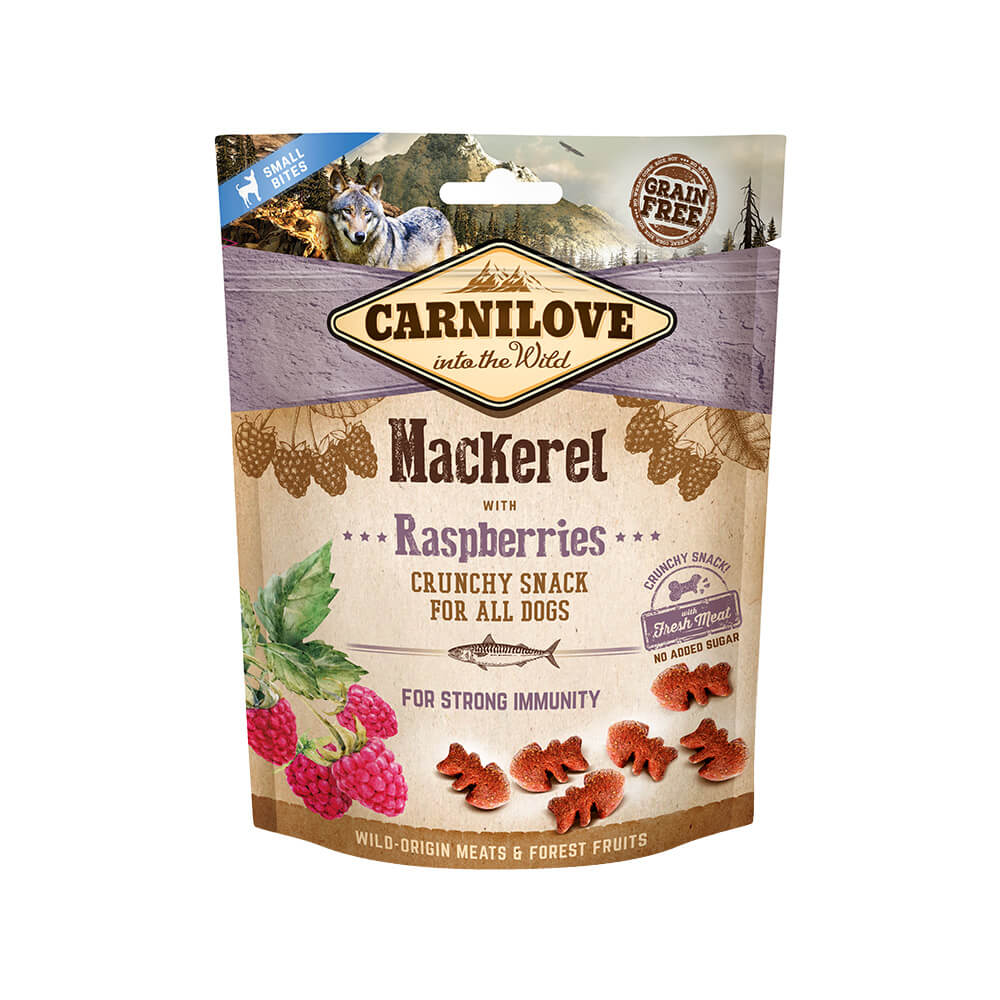 Carnilove Hund Crunchy Snack – Mackerel with Raspberries