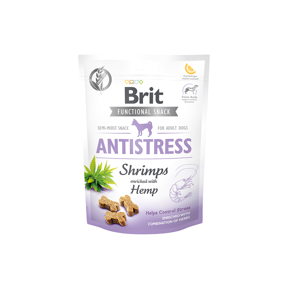 Brit - Functional Snack - Antistress Shrimps - Shrimps + Hanf