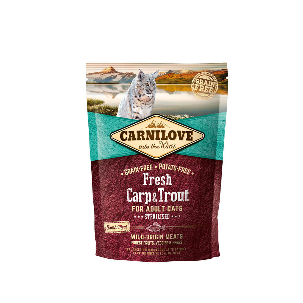 Probe Carnilove Katze Fresh – Carp & Trout / Sterilised