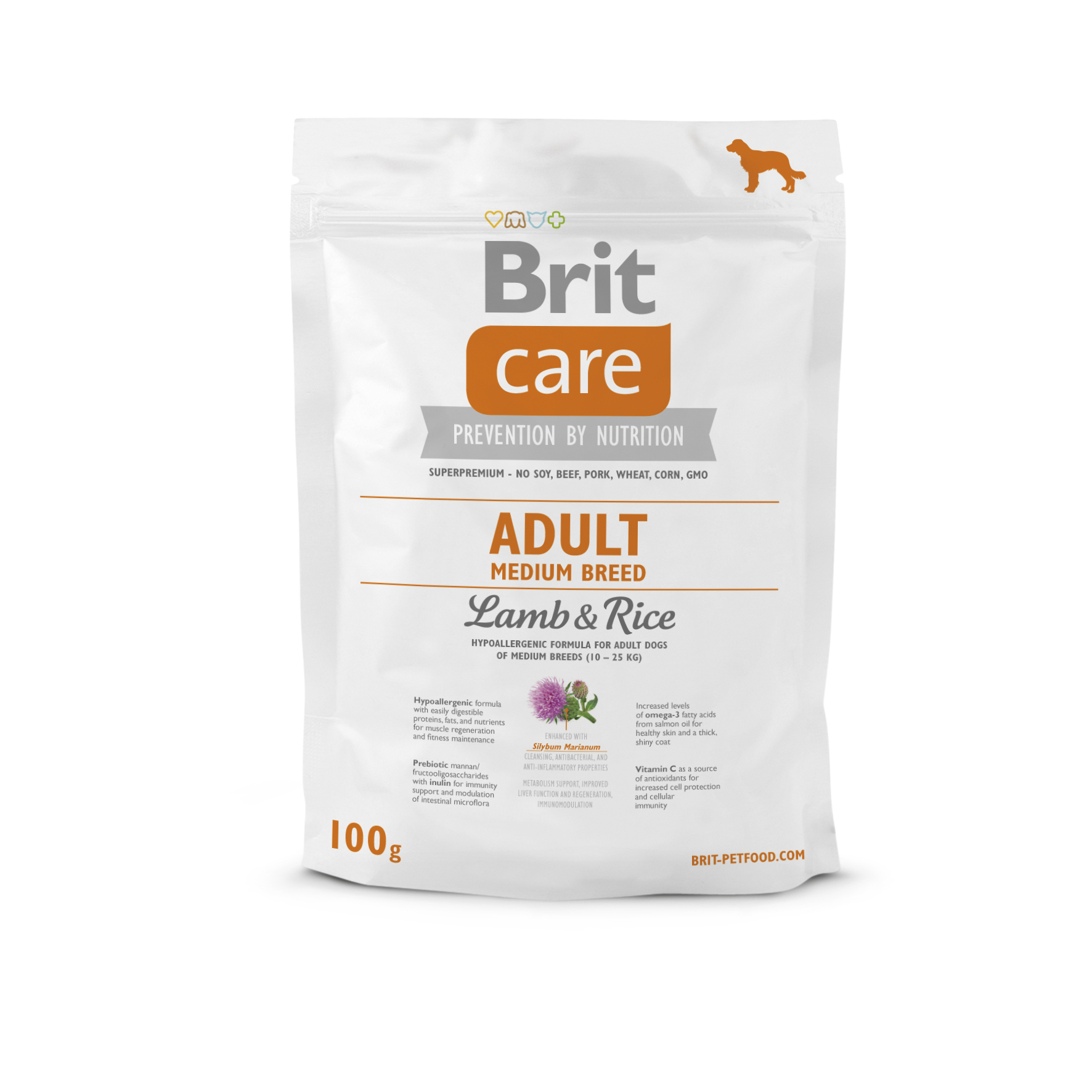 Probe Brit Care Dog - Adult Medium Breed Lamb & Rice