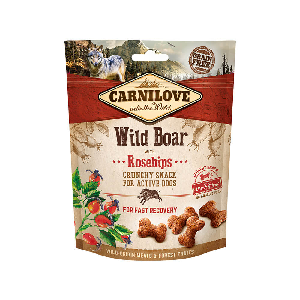 Carnilove Hund Crunchy Snack – Wild Boar with Rosehips