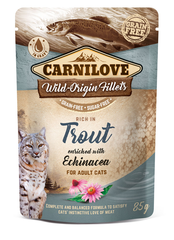 Carnilove Katze Pouch – Trout with Echinacea