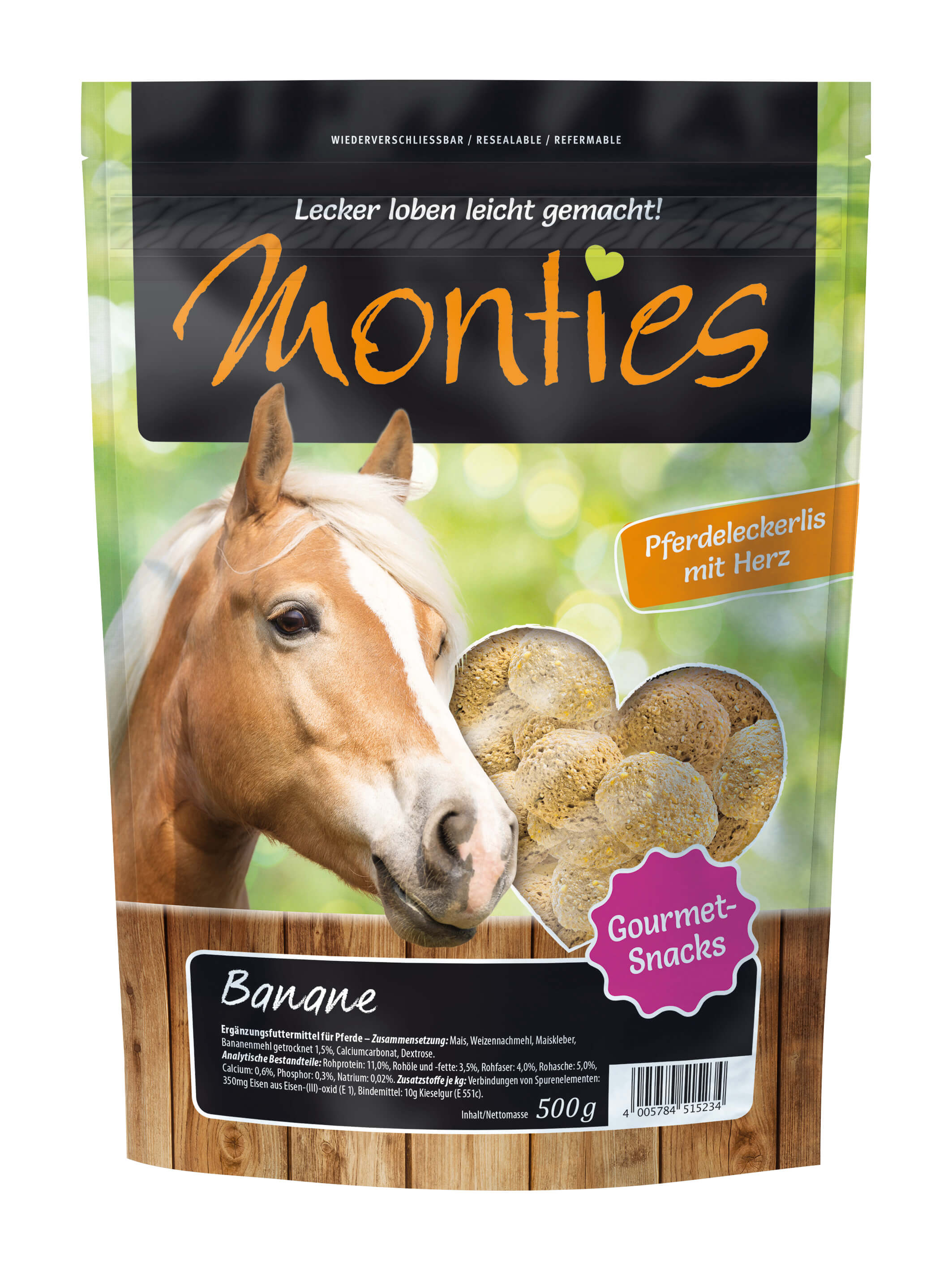 Monties - Banane-Snacks