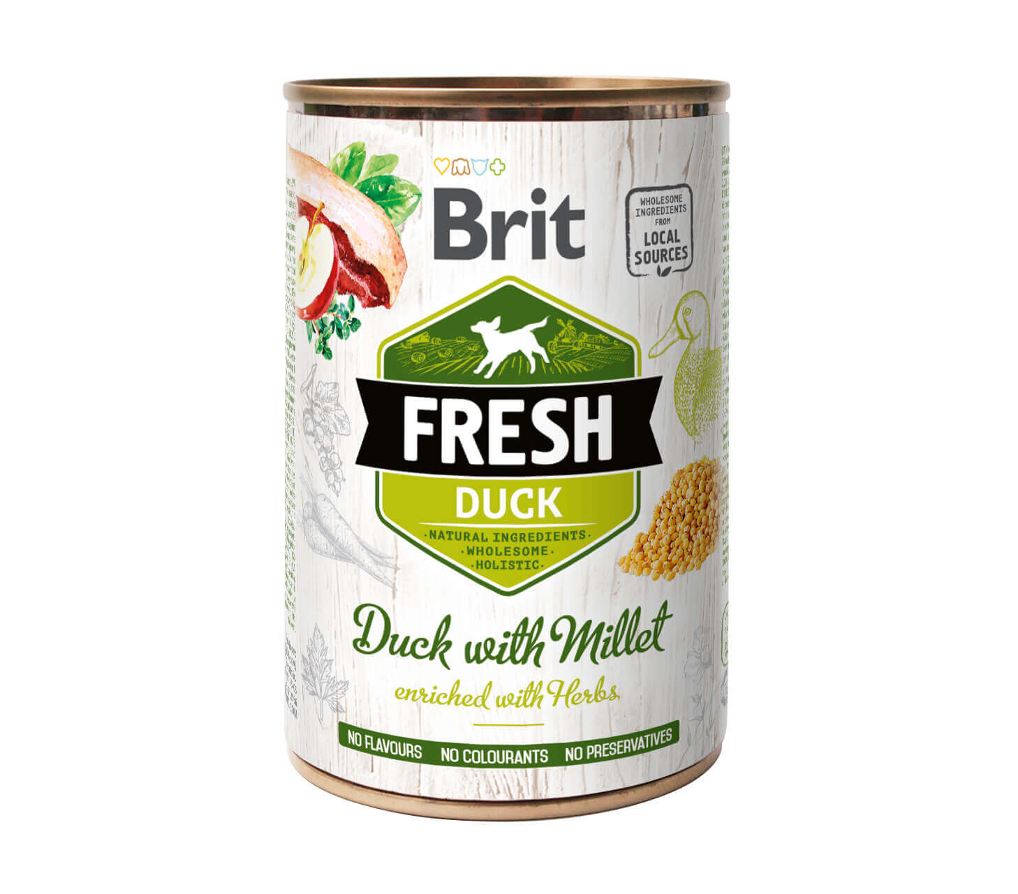 Brit Fresh – Duck with Millet – (6er Pack)