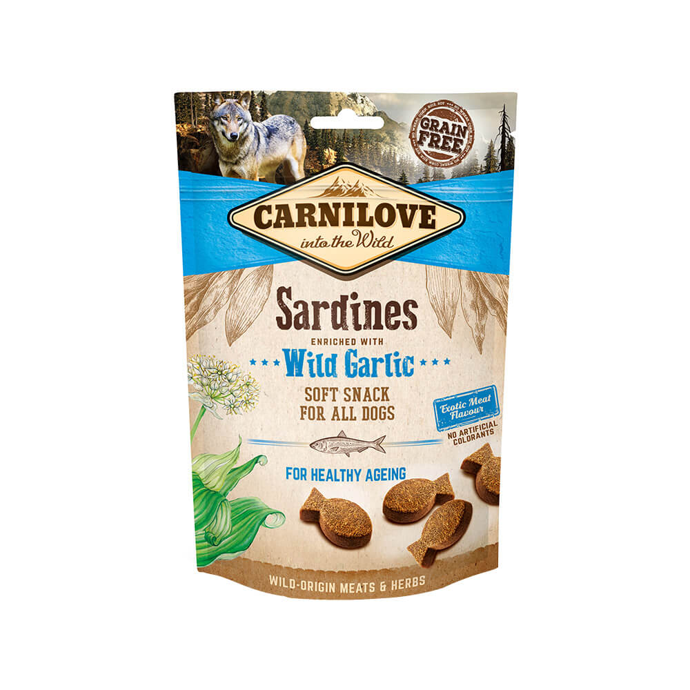 Carnilove Hund Soft Snack – Sardines with Wild Garlic