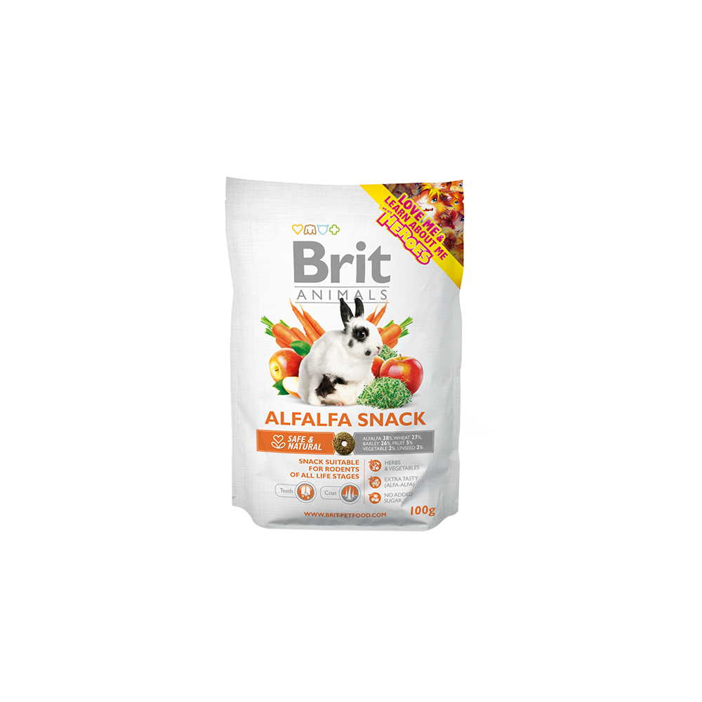 Brit Animals - Alfalfa Snack (Für Nagetiere)